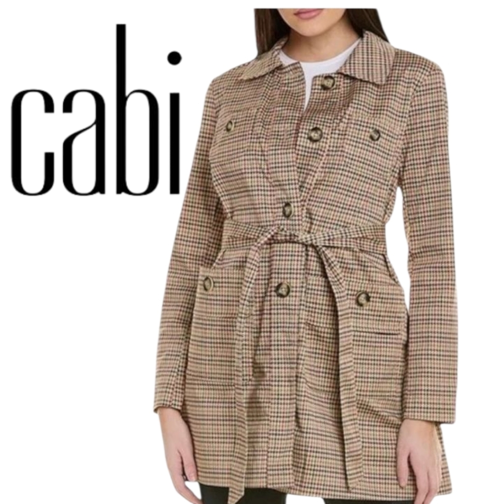 🏷️NWOT CABI SHERLOCK TRENCH COAT XS